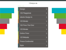 Tablet Screenshot of 123style.de